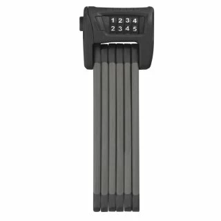 ABUS Bordo Combo 6100 Faltschloss 90cm Schwarz 1 ABUS Bordo Combo 6100 Faltschloss 90cm Schwarz