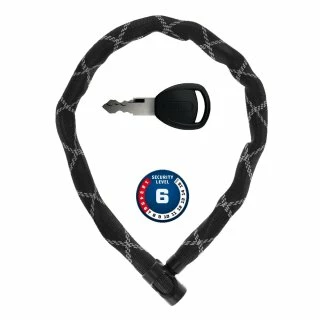 ABUS Kettenschloss 6210 Schwarz/weiß 110cm - Level 6 1 ABUS Kettenschloss 6210 Schwarz/weiß 110cm - Level 6