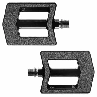 ACROS A-FLAT Urban Pedale Schwarz Mit Reflektor 3 ACROS A-FLAT Urban Pedale Schwarz Mit Reflektor – Bild 3