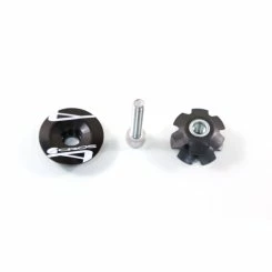 ACROS A-Head Deckel + Kralle + Schraube 1 1/8" Steuersatz Schwarz