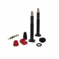 BARBIERI 2x Tubeless-Ventil Carbonaria 45mm SV Carbon Schwarz