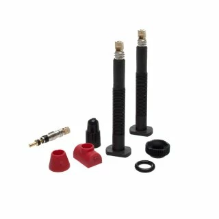 BARBIERI 2x Tubeless-Ventil Carbonaria 45mm SV Carbon Schwarz 1 BARBIERI 2x Tubeless-Ventil Carbonaria 45mm SV Carbon Schwarz