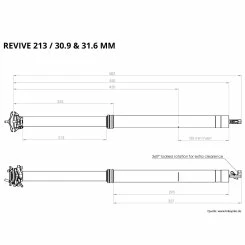BikeYoke REVIVE 2.0 213 Vario Sattelstütze 31,6mm Dropper Post 3 BikeYoke REVIVE 2.0 213 Vario Sattelstütze 31,6mm Dropper Post – Bild 3