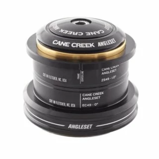CANE CREEK Steuersatz AngleSet Kit Tapered ZS44/28,6 EC56/40 Schwarz Winkelverstellbar 1 CANE CREEK Steuersatz AngleSet Kit Tapered ZS44/28,6 EC56/40 Schwarz Winkelverstellbar