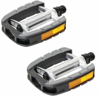 CONTEC Pedale CPI-036 Tour-/ Trekking Rutschfeste Trittfläche Mit Reflektor 1 CONTEC Pedale CPI-036 Tour-/ Trekking Rutschfeste Trittfläche Mit Reflektor