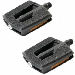 CONTEC Pedale QUICK Deluxe + City-/ Tour Rutschfeste Trittfläche Mit Reflektor