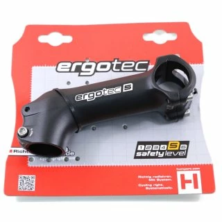 ERGOTEC Charisma Ahead Vorbau 31,8mm / 110mm, 20 Grad Schwarz Level 5 1 ERGOTEC Charisma Ahead Vorbau 31,8mm / 110mm, 20 Grad Schwarz Level 5