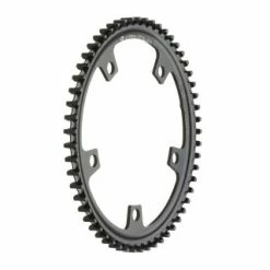 GATES Carbon Drive CDX Riemenscheibe Di2 Vorne 130mm BCD 5-Loch Schwarz