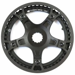 GATES Carbon Drive CDX Riemenscheibe Mit Spider BOSCH Gen3 ENVIOLO Nuvinci Vorne Inkl. Guard