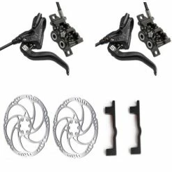 MAGURA MT5 Scheibenbremsen-Set VR/ HR + Adapter + Scheiben Storm HC