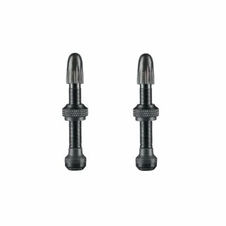 SCHWALBE Tubelessventil Aluminium Schwarz SV 40mm 2 Stück - 4g 1 SCHWALBE Tubelessventil Aluminium Schwarz SV 40mm 2 Stück - 4g