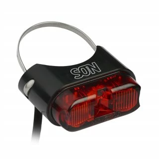 SON LED Rücklicht Für Sattelstütze Ø 26 - 31,8mm Schwarz - Pedelec E-Bike DC 6-12 Volt 1 SON LED Rücklicht Für Sattelstütze Ø 26 - 31,8mm Schwarz - Pedelec E-Bike DC 6-12 Volt