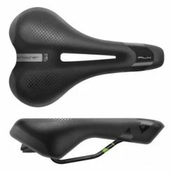 SPORTOURER FLX Lady Gel Flow Sattel Damen Trekking Schwarz