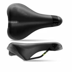 SPORTOURER Garda Lady Gel Hi-Viz Sattel Trekking Schwarz