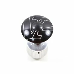 VP Components VP A-Head Deckel + Expander Für Carbonschaft + Schraube Für 1 1/8" Steuersatz Schwarz