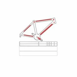 Zefal Skin Armor L Rahmenschutz Folie Transparent