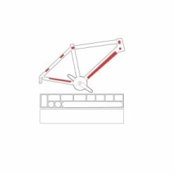 Zefal Skin Armor M Rahmenschutz Folie Transparent