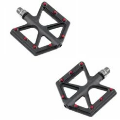 Zeray Pedale D213 MTB BMX Plattformpedal Carbon-Fiber Schwarz